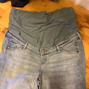 Faded Maternity Jeans